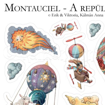 A Montauciel – A repülő bárány kollekció képei matricán