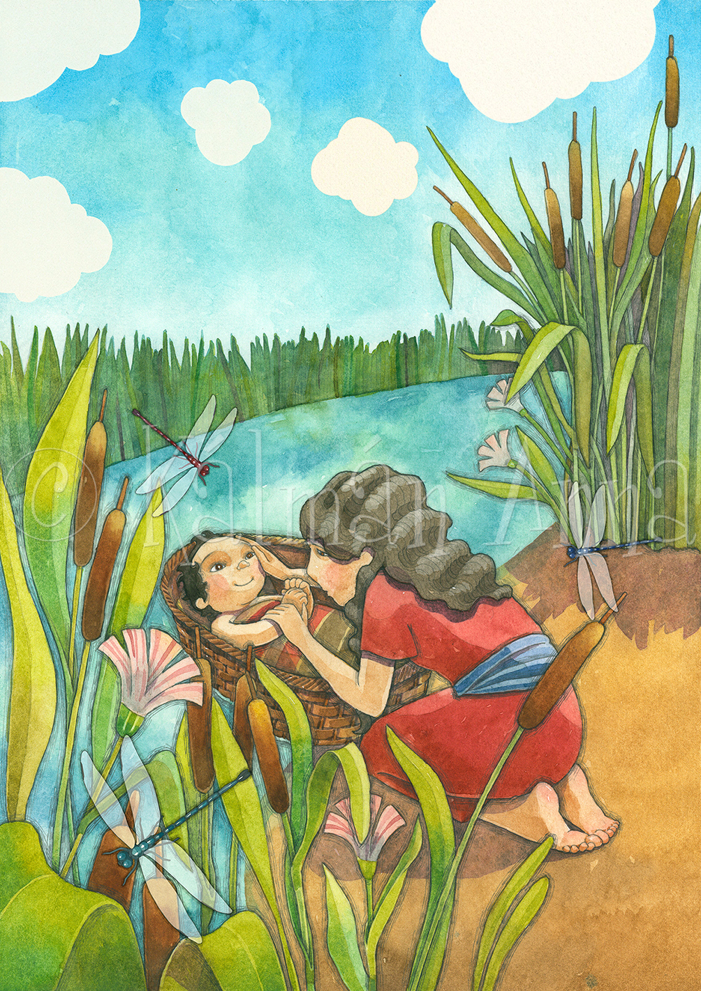 5 Digital Prints of Bible Illustrations - Reserved for Pastor G. - Image 5