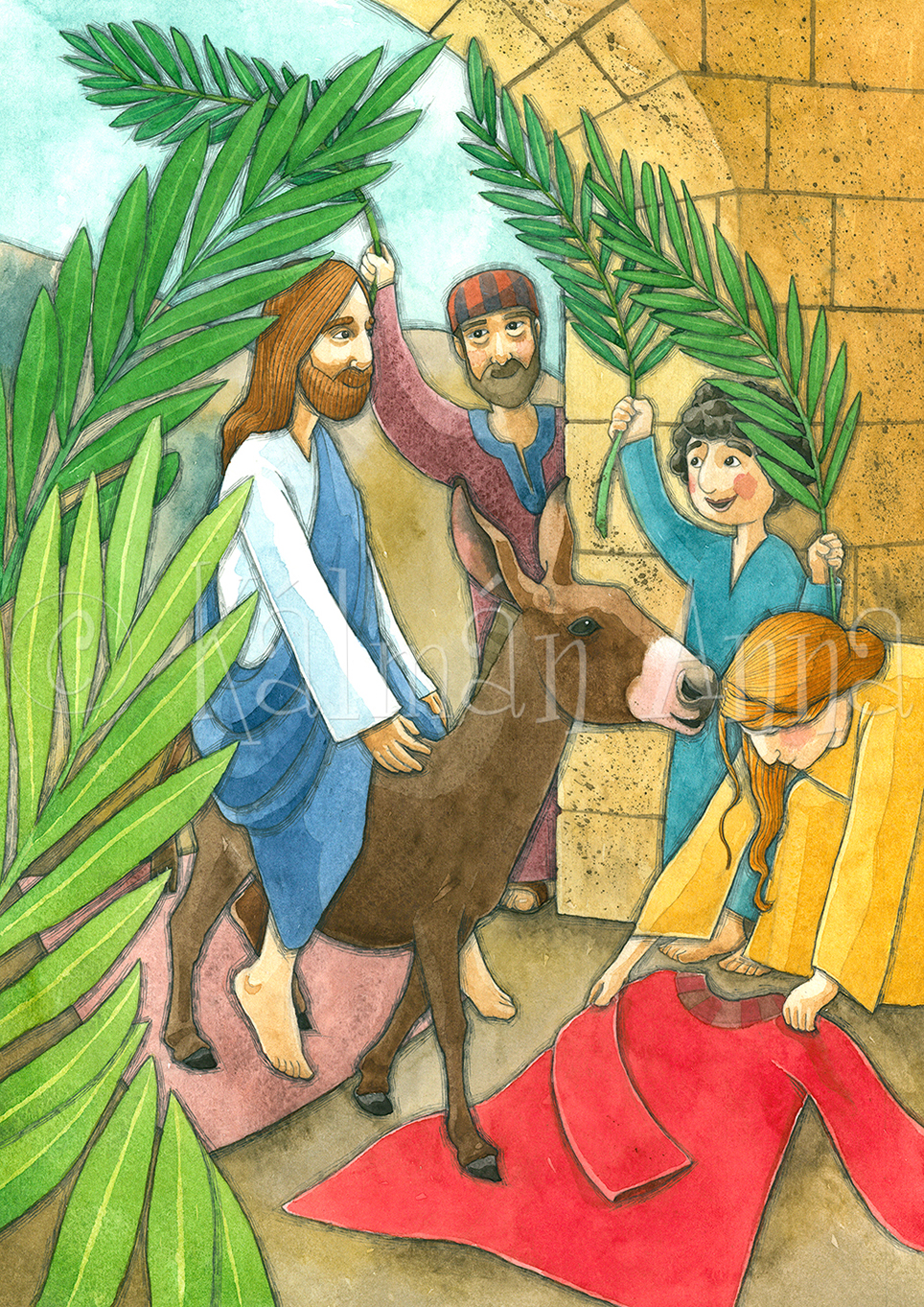 5 Digital Prints of Bible Illustrations - Reserved for Pastor G. - Image 3