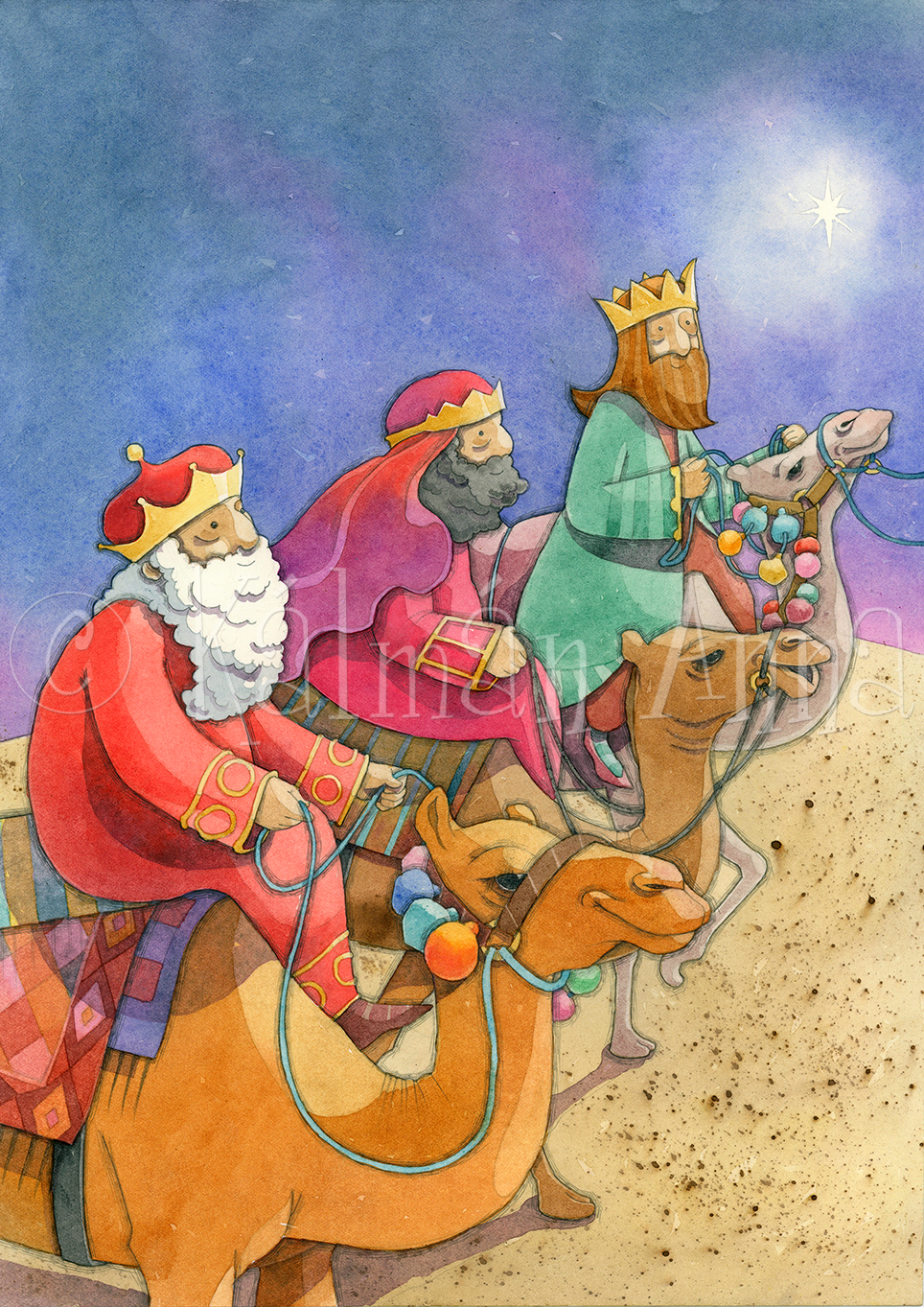 5 Digital Prints of Bible Illustrations - Reserved for Pastor G.